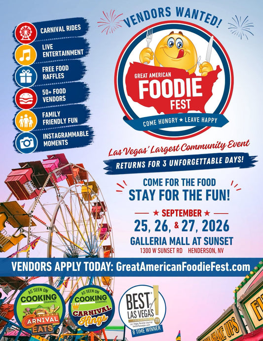 Foodie Fest! Sept 26-27 2026